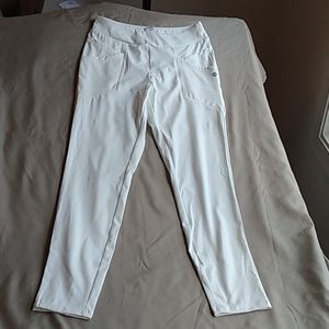 Women white athletic pants size small